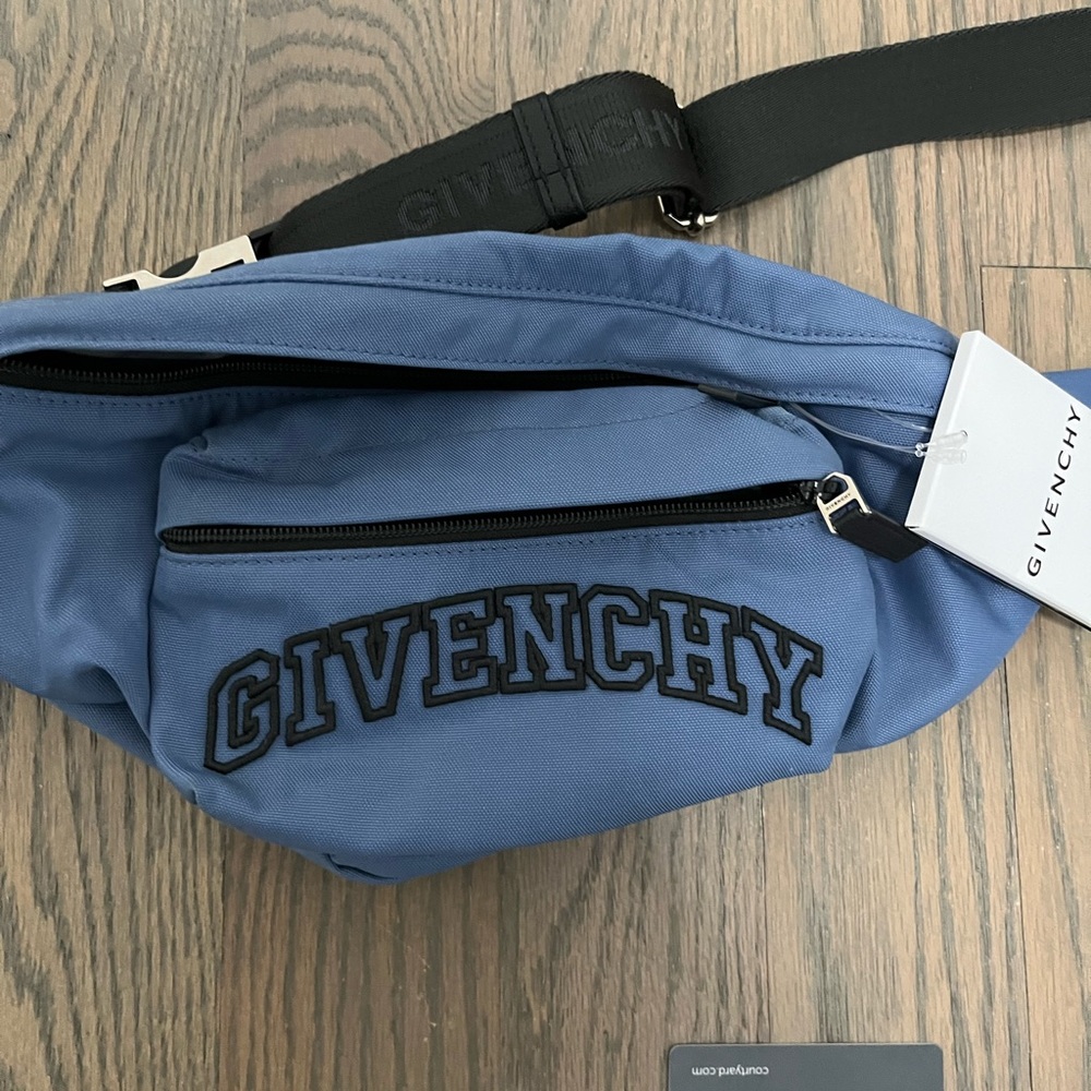 Givenchy belt bag blue
